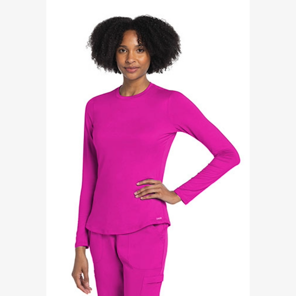 Thumbnail: Cherokee Women's  Long Sleeve Underscrub Knit Tees