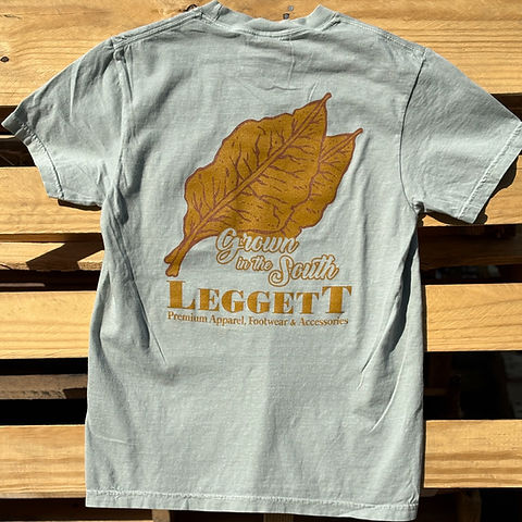 tobacco leaf shirt Leggett Town & Country Tobacco Leaf Pocket Tee