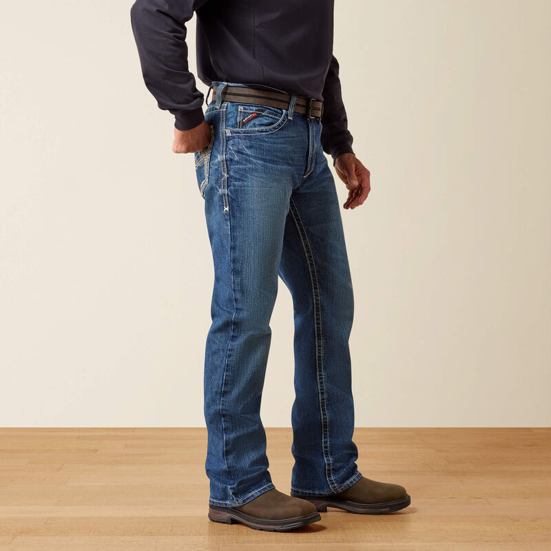Thumbnail: Ariat Men's FR M4 Relaxed Ridgeline Boot Cut Jean