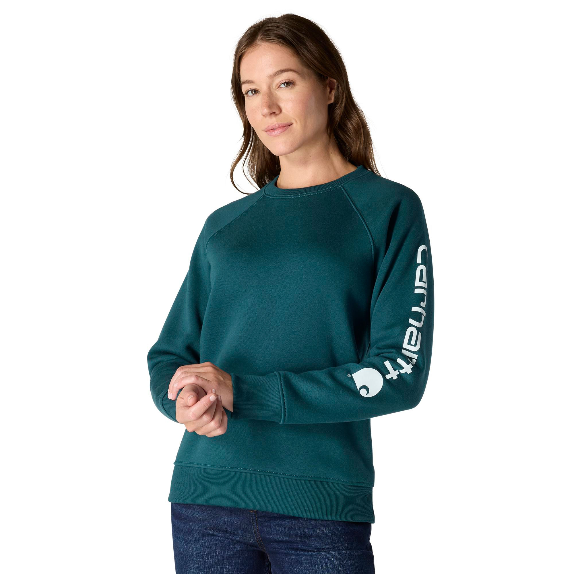 Carhartt Women's Relaxed Fit Midweight Graphic Crewneck Sweatshirt