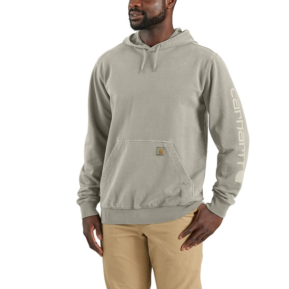 Thumbnail: Carhartt Men's Re-Engineered Relaxed Fit Garment Dyed French Terry Sweatshirt