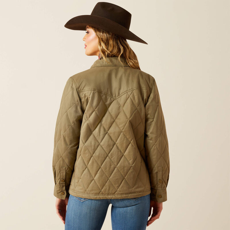 Thumbnail: Ariat Women's Grizzly Quilted Barn Jacket