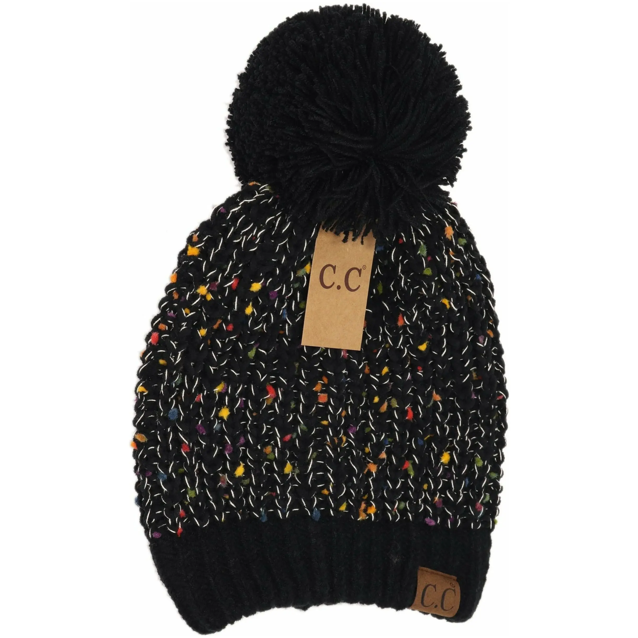 C.C Beanie Chenille Confetti Pom Beanie