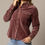 Thumbnail: Kimes Ranch Women's Bonnie Velveteen Shirt