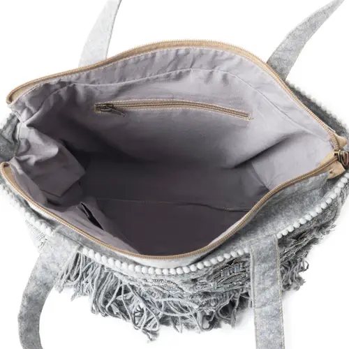 Thumbnail: Myra Smoky Mountain Fringe Tote Bag