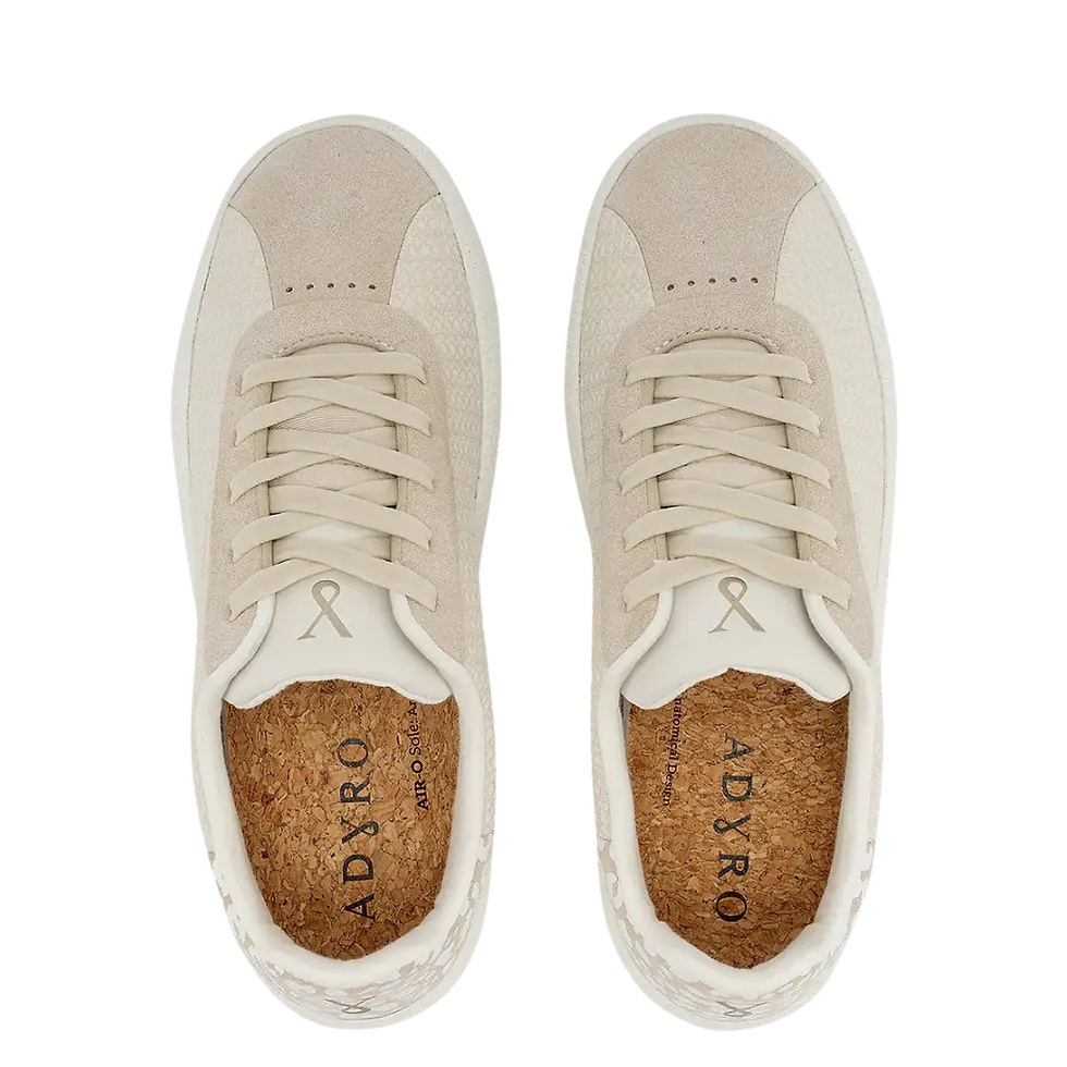 Thumbnail: Adyro Women's PRIMA Almond Beige Pink Sneaker