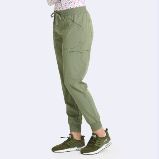 Thumbnail: Ava Therese Sheba Jacquard Scrub Pant
