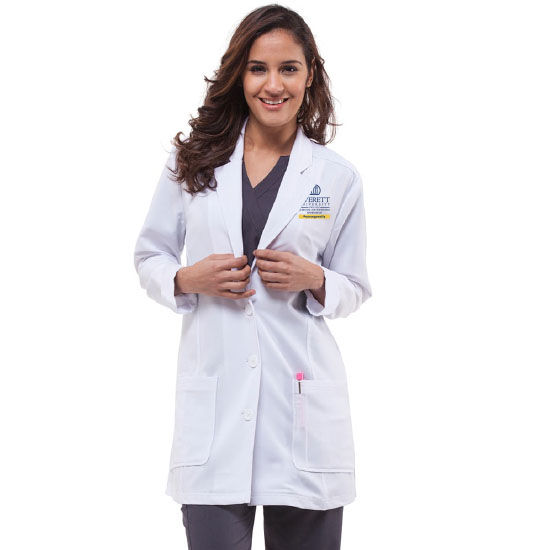 Women's Healing Hands Faith Lab Coat AUNP