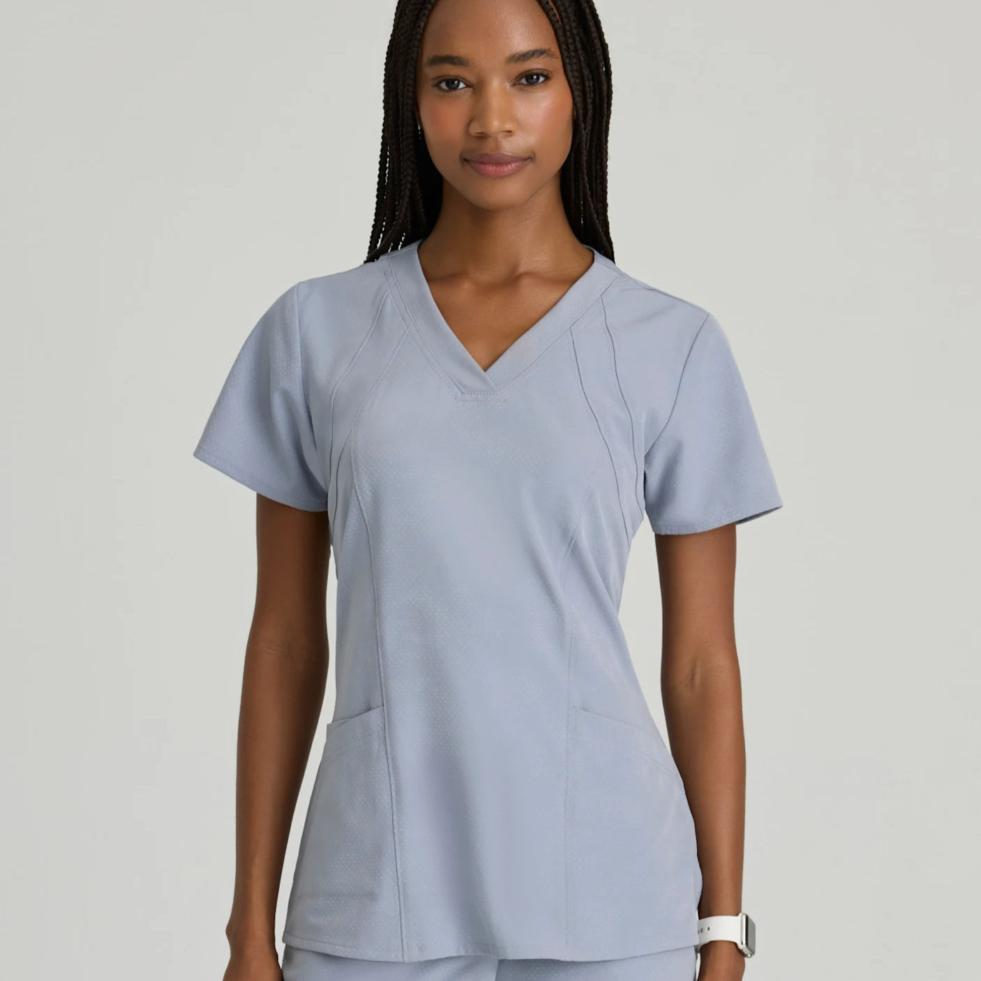 Barco One Racer 4-Pocket V-Neck Scrub Top