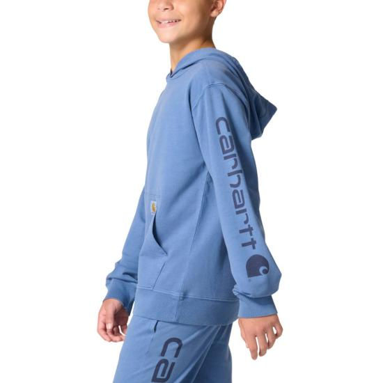 Thumbnail: Carhartt Boy's Re-Engineered Long-Sleeve Garment Dyed French Terry Sweatshirt