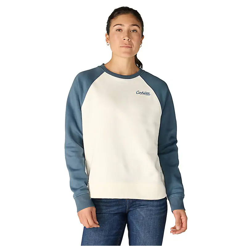 Carhartt Women's Two-Toned Sawyer Crewneck Sweatshirt