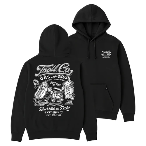 Troll Co. Men's Gas and Grub Hoodie | Leggett
