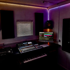 Music studio and sound booth at KL Creatives Studios Kings Lynn