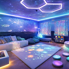 Sensory room at KL Creatives Studios West Norfolk