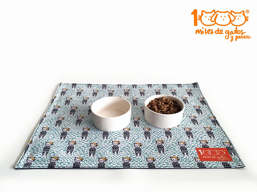 Miniatura: Manteleta para alimento Gatos