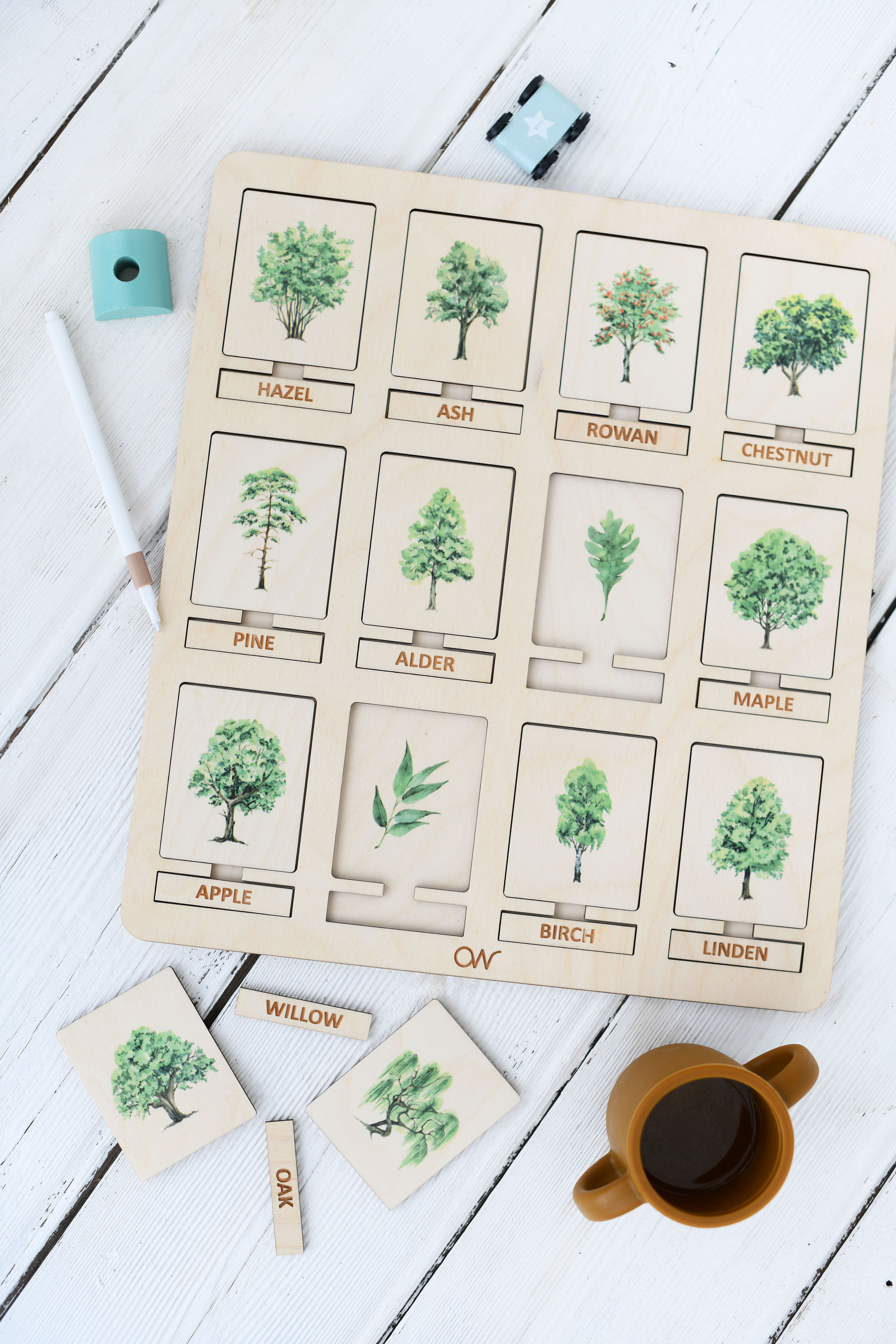 LEAF AND TREE PUZZLE