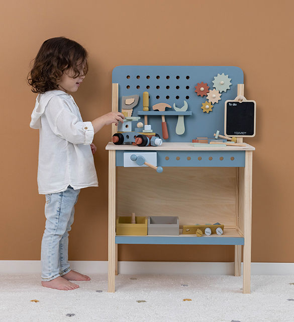 Sīktēls: LITTLE DUTCH KOKA DARBA GALDS - Children’s workbench FSC