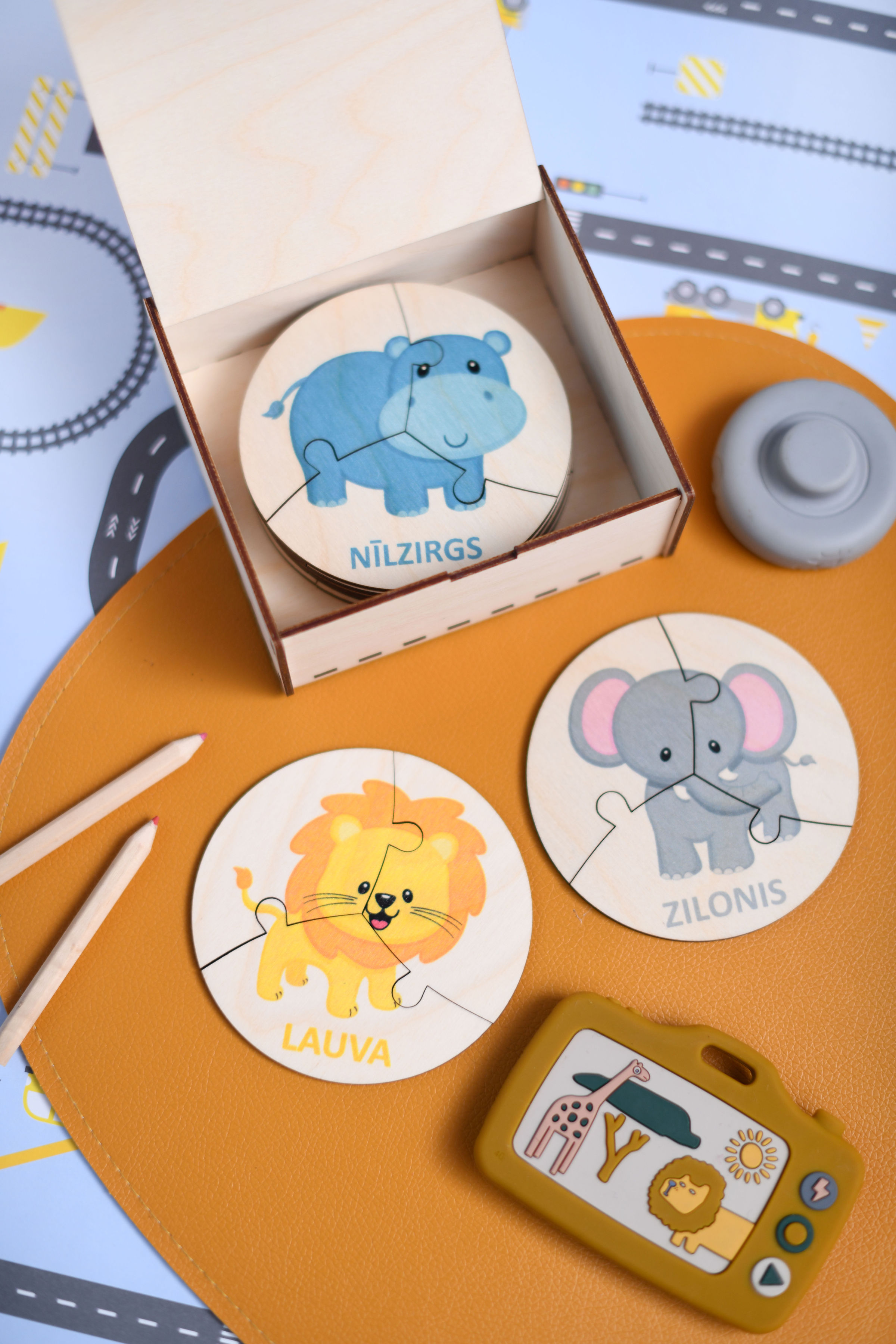 SAFARI DZĪVNIEKU PUZLE