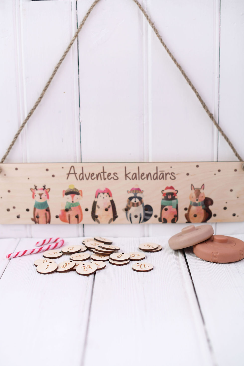 Sīktēls: ADVENTES KALENDĀRS- DZĪVNIEKI
