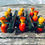 Thumbnail: Vintage wooden noughts and crosses game
