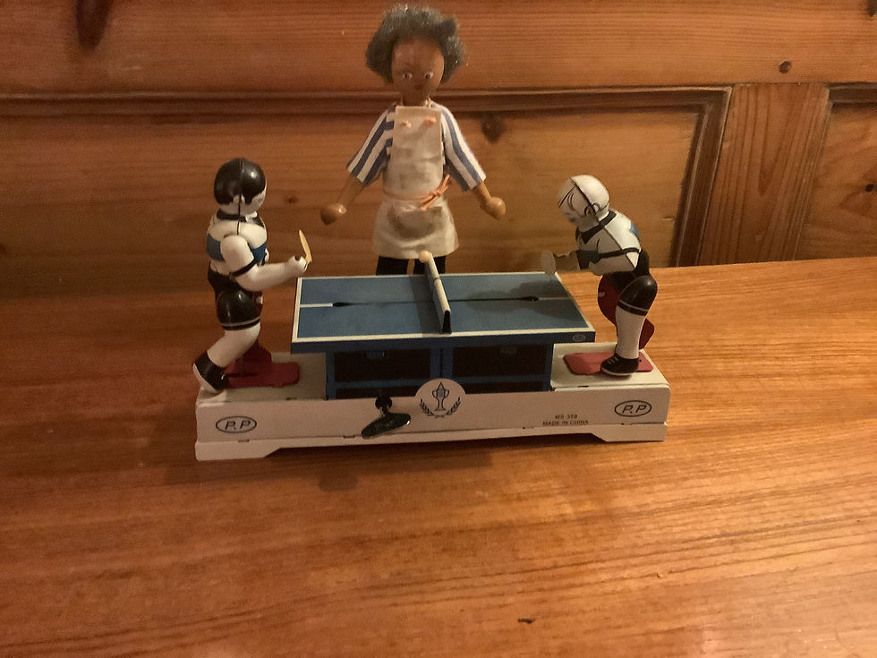 Thumbnail: Vintage P.P. Tin Plate Table Tennis Wind Up