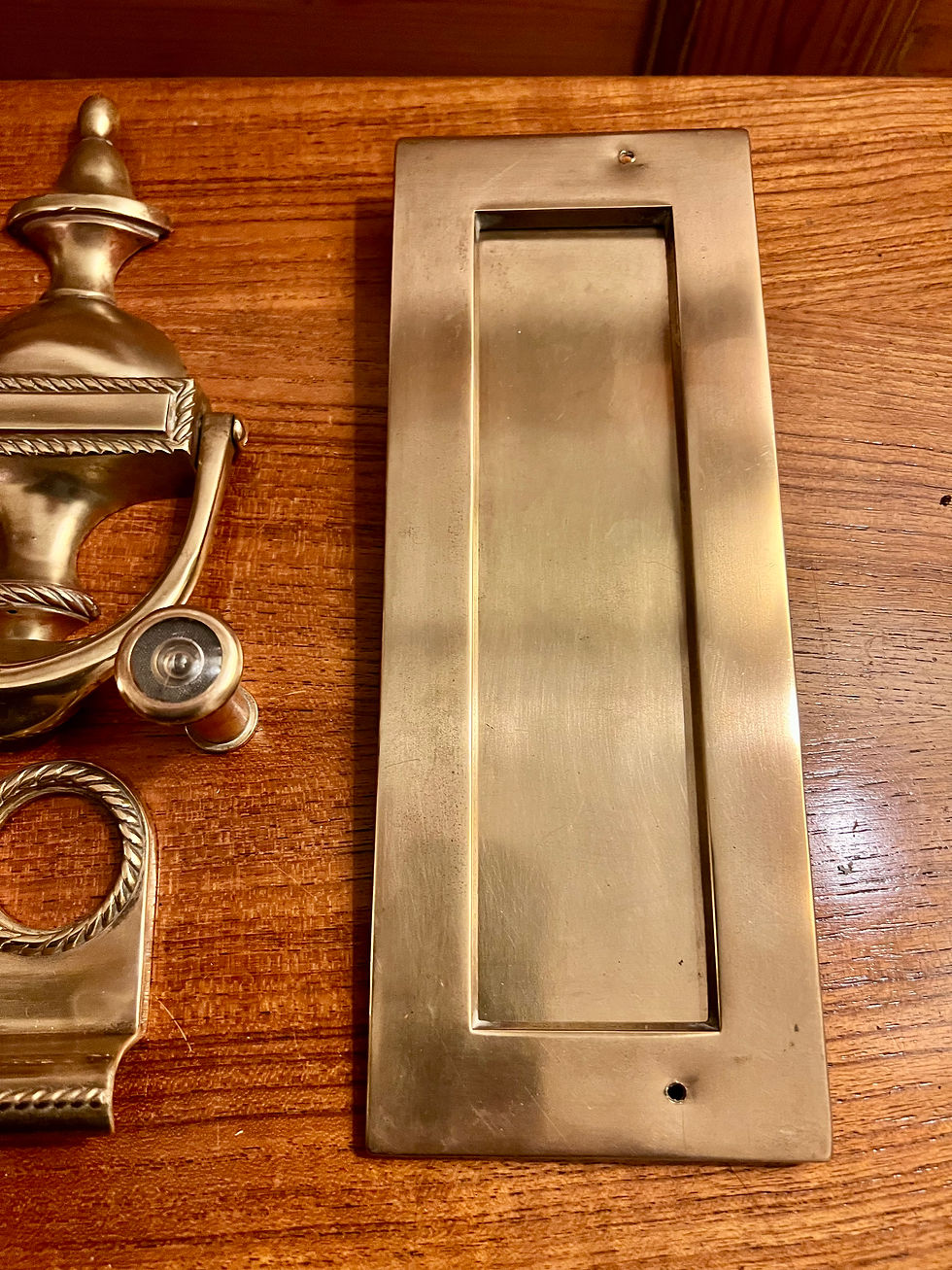 Thumbnail: Vintage Brass Door Furniture