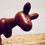 Thumbnail: Vintage Articulated Wooden Kangaroo and Joey