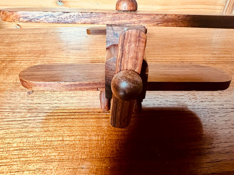 Thumbnail: VintageWalnut Toy Aeroplane