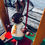 Thumbnail: Vintage wooden swinging bunny