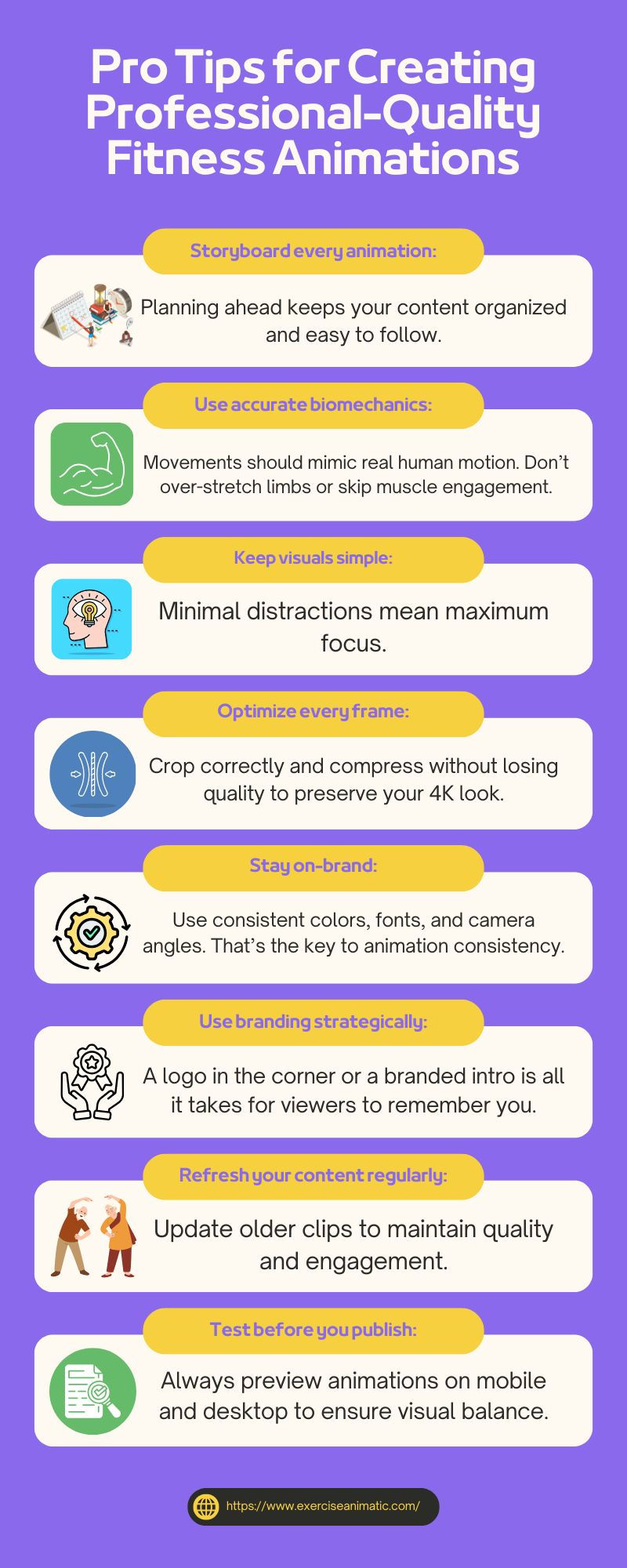 Pro Tips for Creating Professional-Quality Fitness Animations