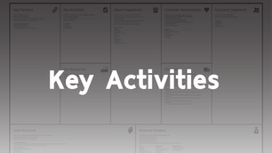 Key Activities  กิจกรรมหลัก