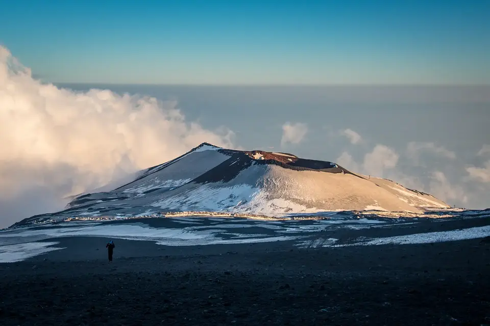 Sunset Etna hike