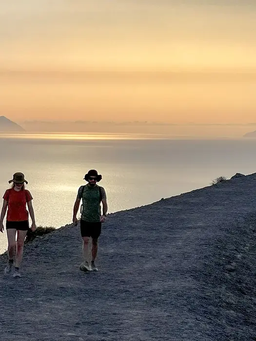 Trekking al tramonto isole Eolie, Vulcano