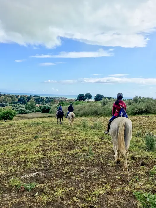 Escursione a cavallo Sicilia, Giardino della Kolymbethra