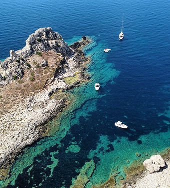Giro delle Isole Egadi in Gommone da Trapani