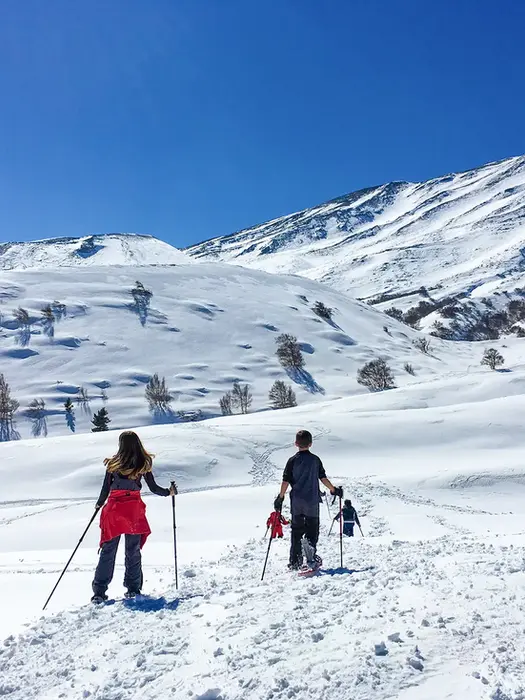 Snow tour Etna