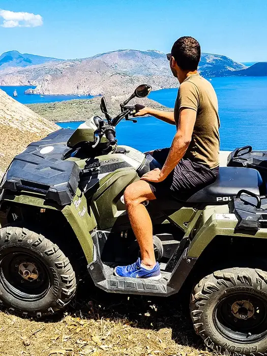 Giro in quad Isole di Vulcano, Eolie