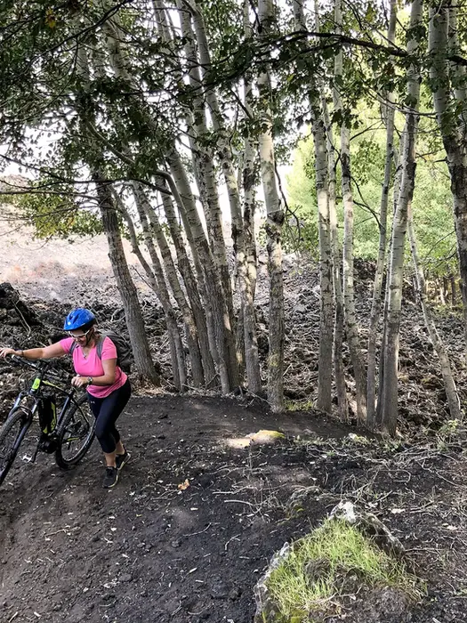 Escursione guidate in mountain bike Etna