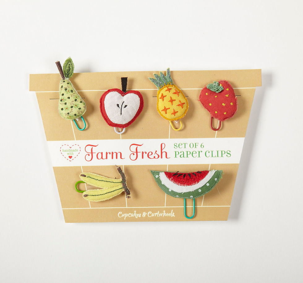 Fruit Paper Clips