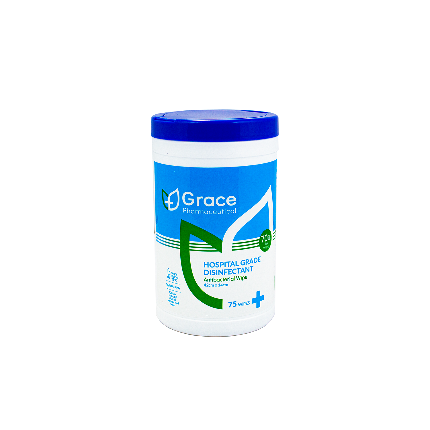 Hospital Grade Wipes 75 pcs
