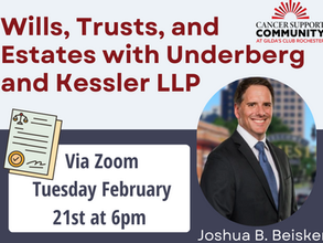 U&K’s Joshua Beisker to Present Program on Wills, Trusts, and Estate Planning