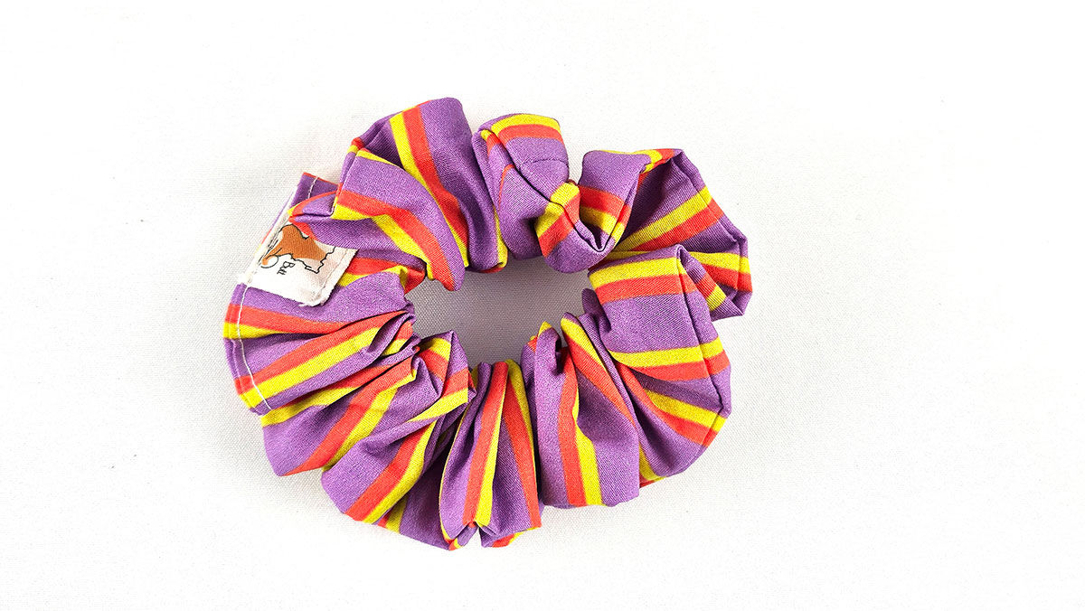 Stripes Hair Scrunchie