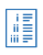 Document icon showing a numbered list in Roman numerals