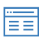 Blue icon representing a web page or learning dashboard.