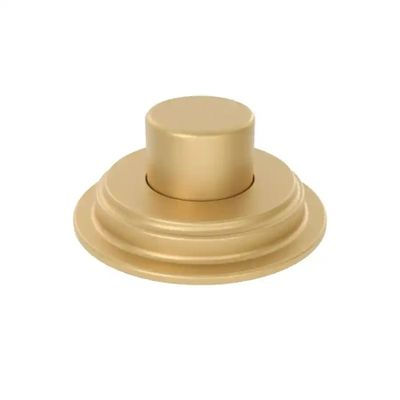 Golden faucet component Rachiele, close-up shot for kitchen design, Culinary Dock™ Patent Pending.