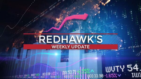Redhawk's Weekly Update financial chart and stock ticker