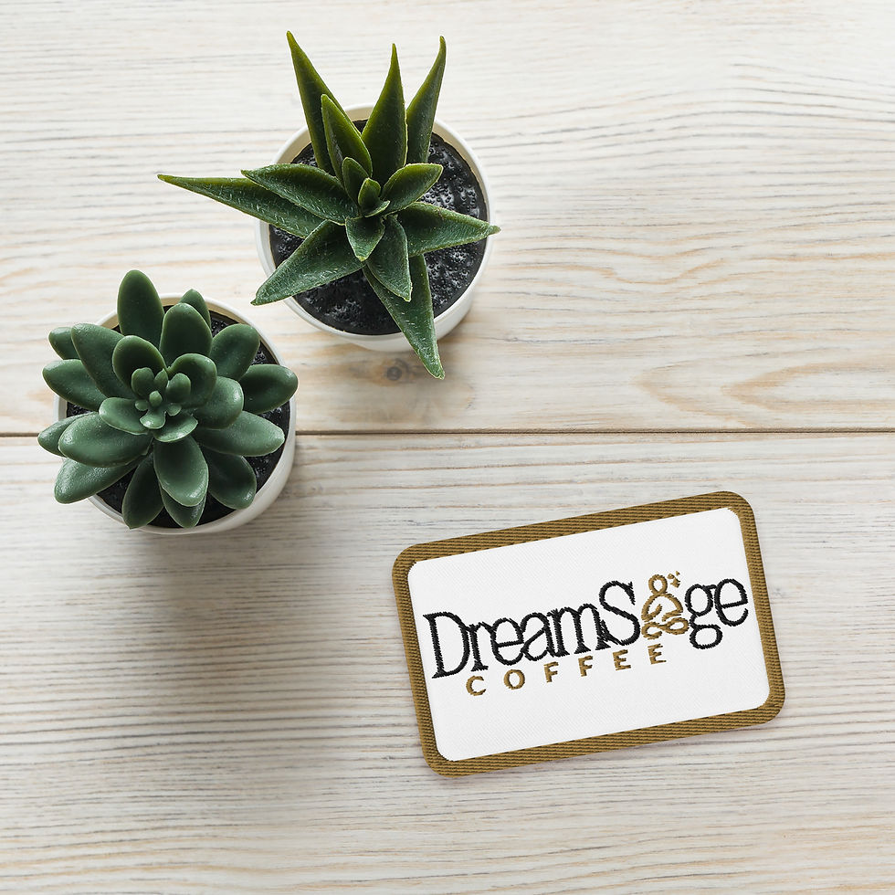 Thumbnail: DreamSage Coffee Rectangle Patch Merch