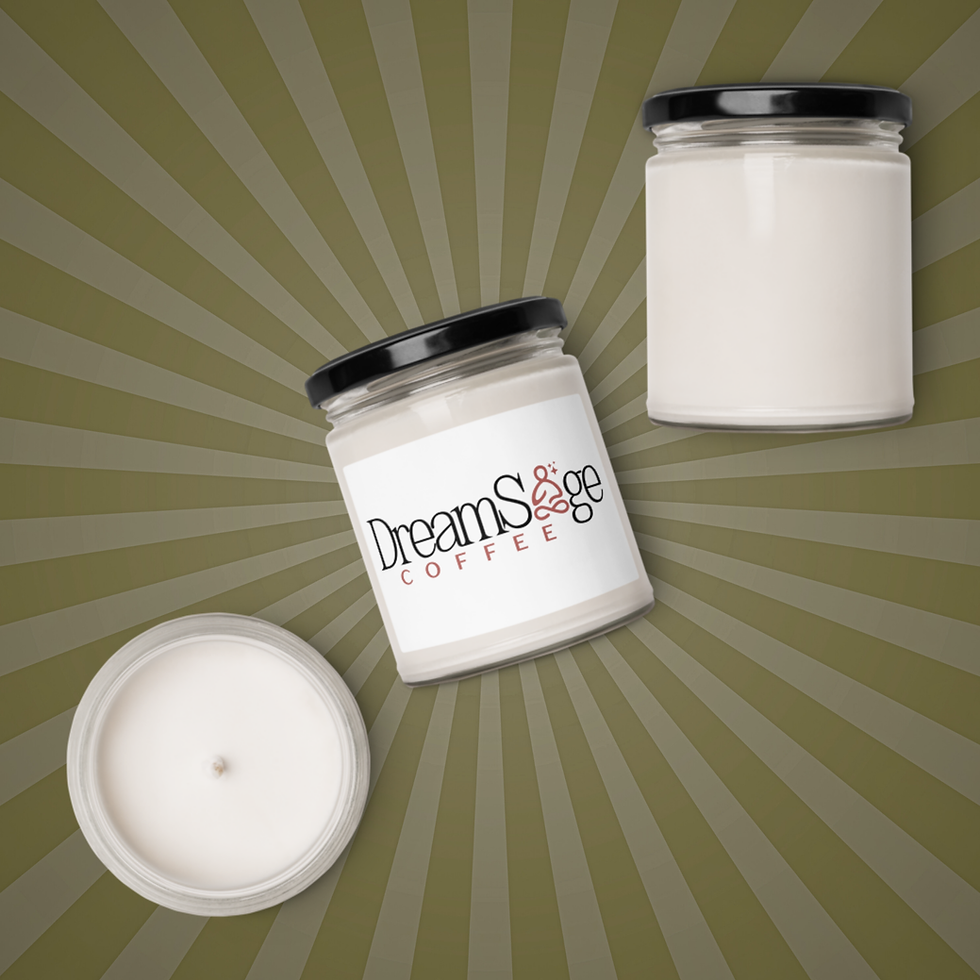 Thumbnail: Spread of DreamSage Coffee Scented Candles