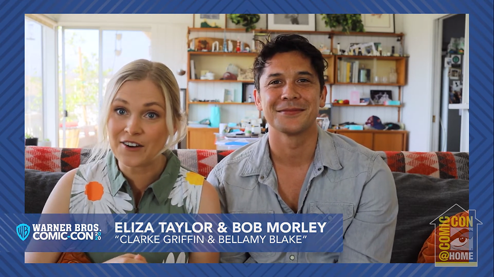 Eliza Taylor e Bob Morley mandam vídeo para o último painel de The 100 na San Diego Comic-Con