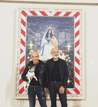 Pierre_et_Gilles_à_Perpignan_dans_le_ca